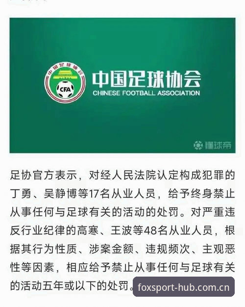 17项终身禁足处罚背后：中国足球反腐风暴的5大关键信号